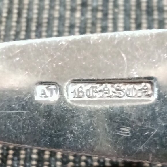 Vintage Beason Set of 6 Silver Plate Fiddle Pattern 6.5" Dessert or Salad Forks‎ - Picture 9 of 9